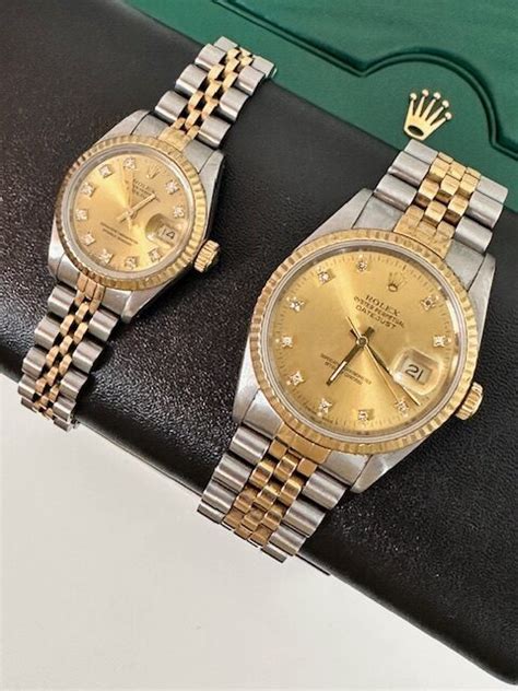 his and hers matching rolex|his and hers rolex datejust.